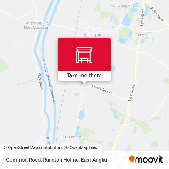 Common Road, Runcton Holme map