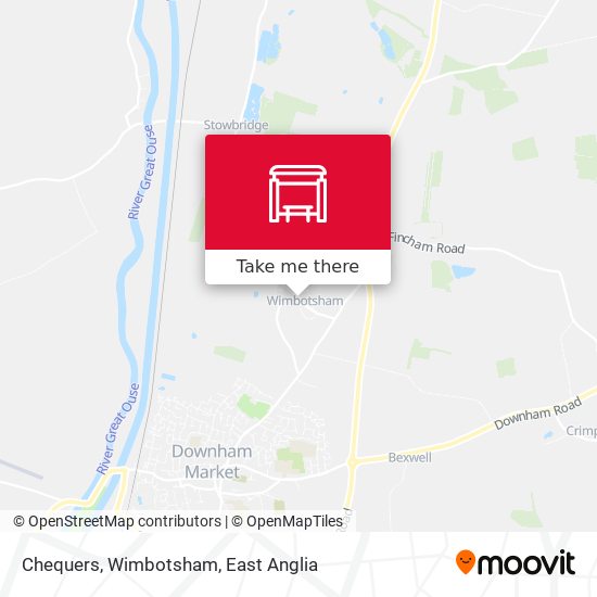 Chequers, Wimbotsham map