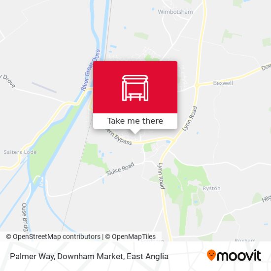 Palmer Way, Downham Market map