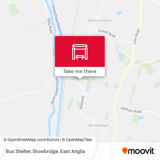 Bus Shelter, Stowbridge map