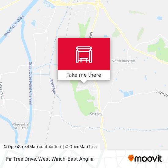 Fir Tree Drive, West Winch map