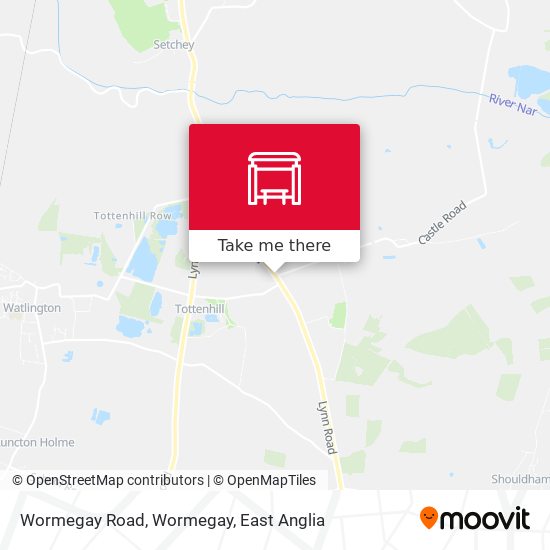 Wormegay Road, Wormegay map