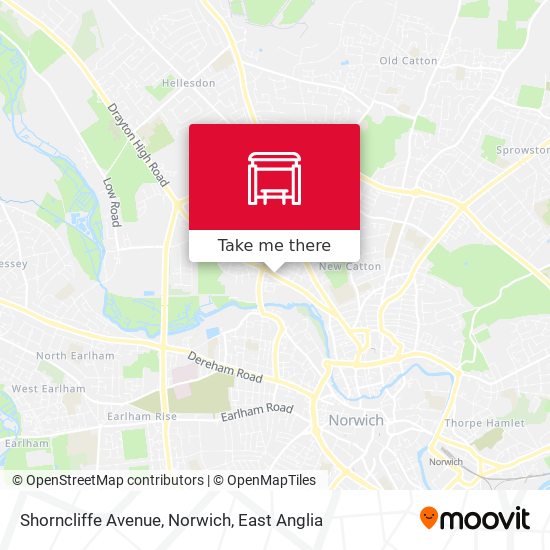 Shorncliffe Avenue, Norwich map