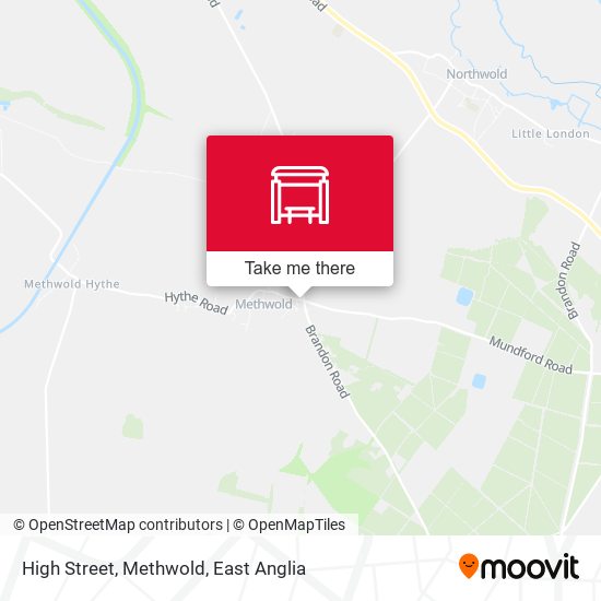 High Street, Methwold map