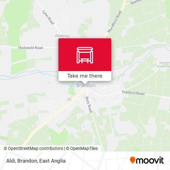 Aldi, Brandon map