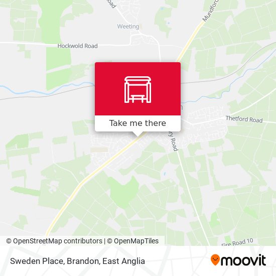 Sweden Place, Brandon map