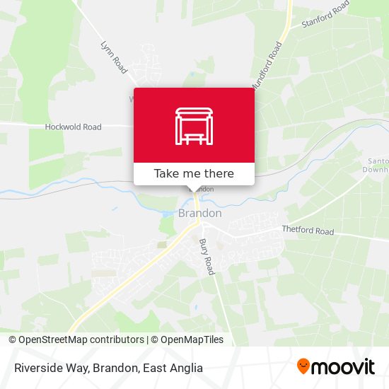 Riverside Way, Brandon map