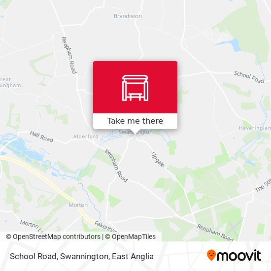 School Road, Swannington map