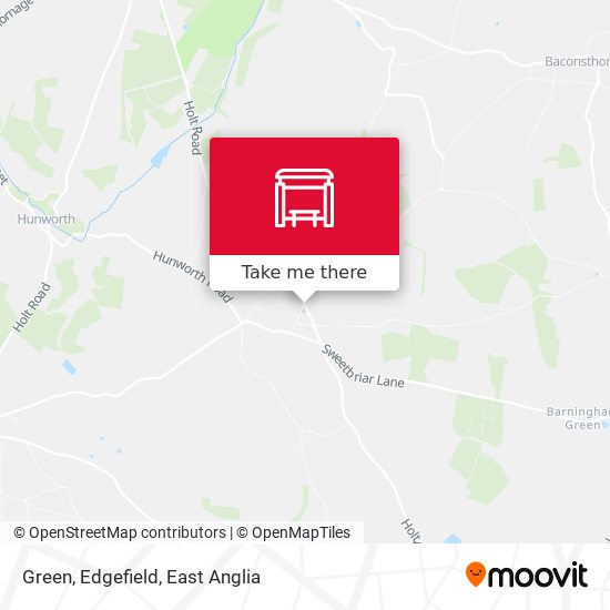 Green, Edgefield map