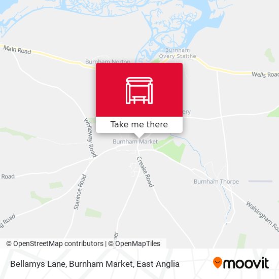 Bellamys Lane, Burnham Market map