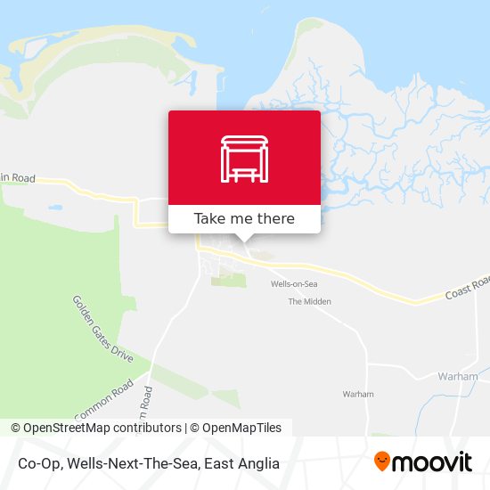 Co-Op, Wells-Next-The-Sea map