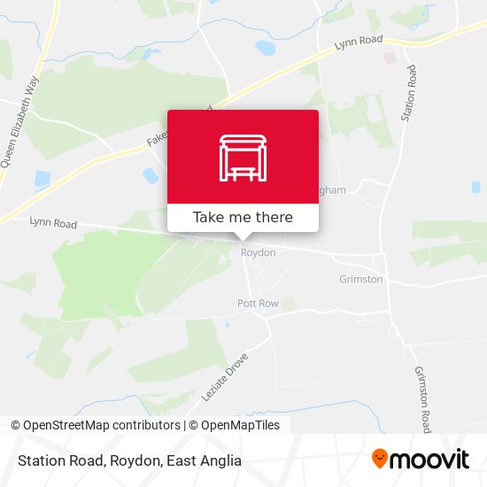 Station Road, Roydon map
