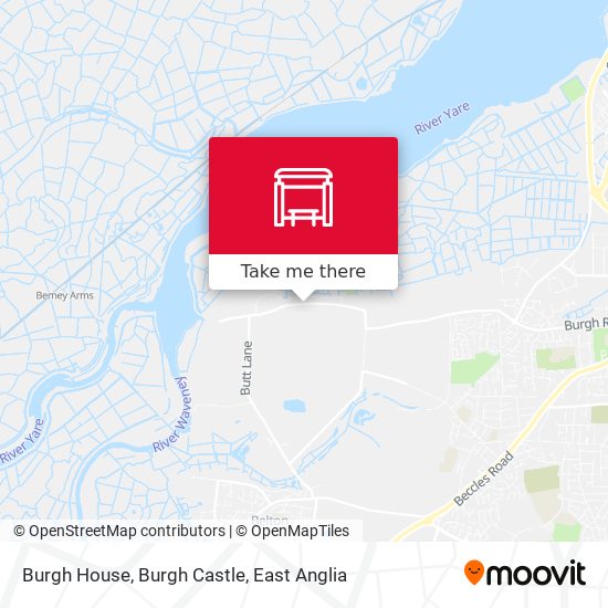 Burgh House, Burgh Castle map