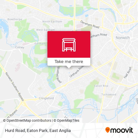 Hurd Road, Eaton Park map