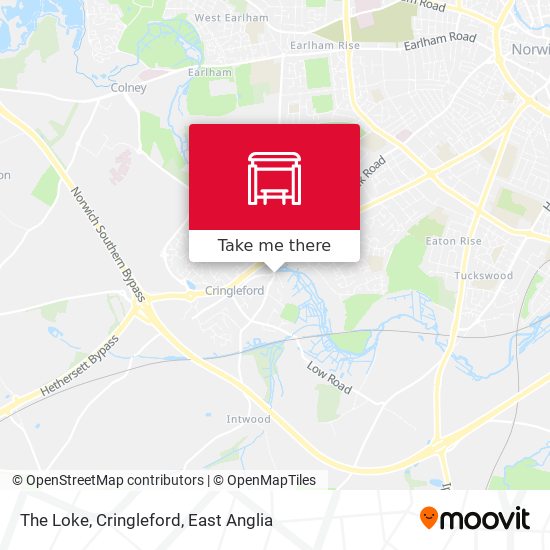 The Loke, Cringleford map