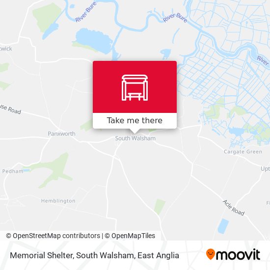 Memorial Shelter, South Walsham map