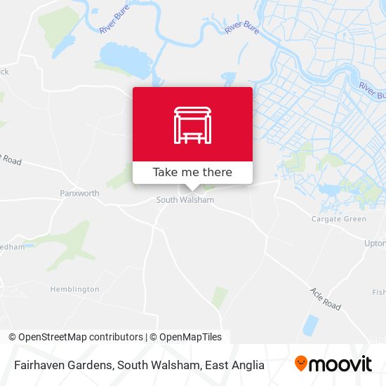 Fairhaven Gardens, South Walsham map