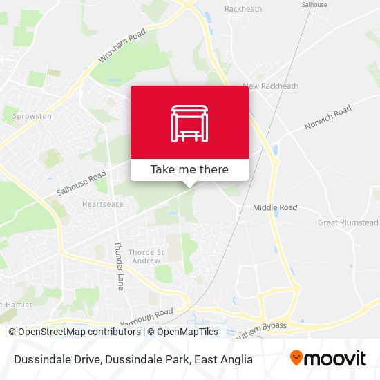 Dussindale Drive, Dussindale Park map