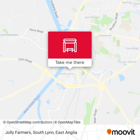 Jolly Farmers, South Lynn map