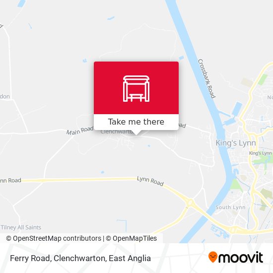 Ferry Road, Clenchwarton map