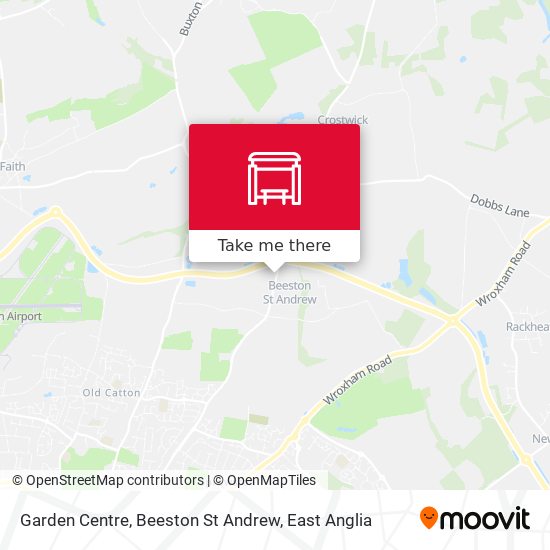 Garden Centre, Beeston St Andrew map