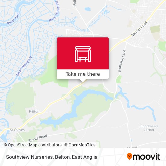 Southview Nurseries, Belton map