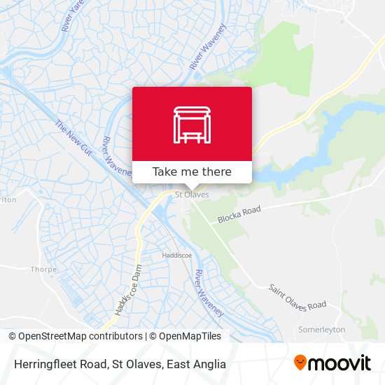 Herringfleet Road, St Olaves map