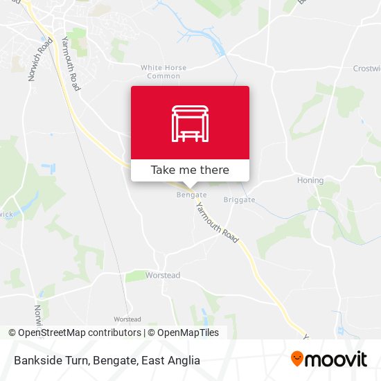 Bankside Turn, Bengate map