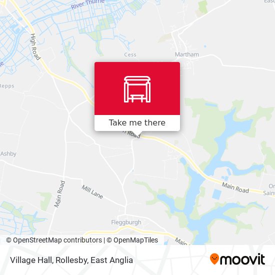 Village Hall, Rollesby map