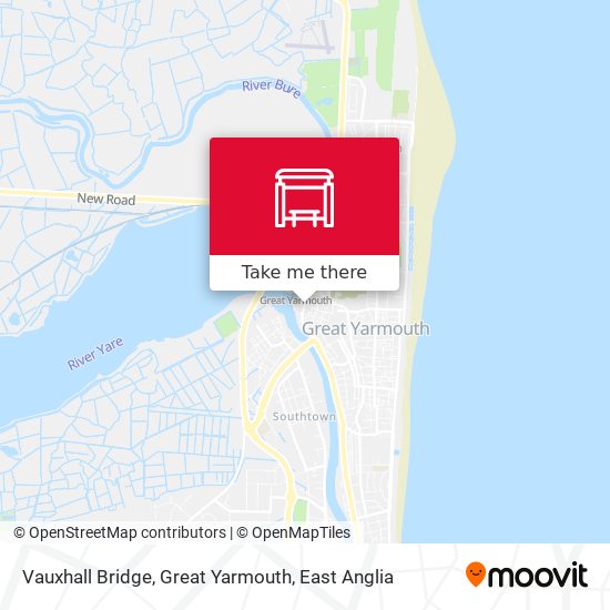 Vauxhall Bridge, Great Yarmouth map