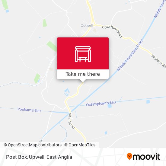 Post Box, Upwell map