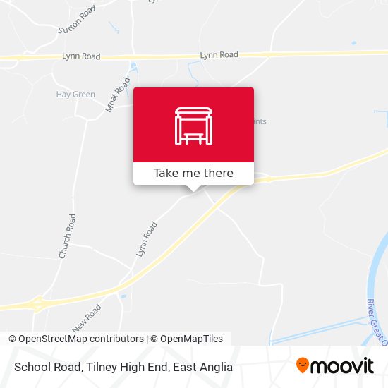 School Road, Tilney High End map