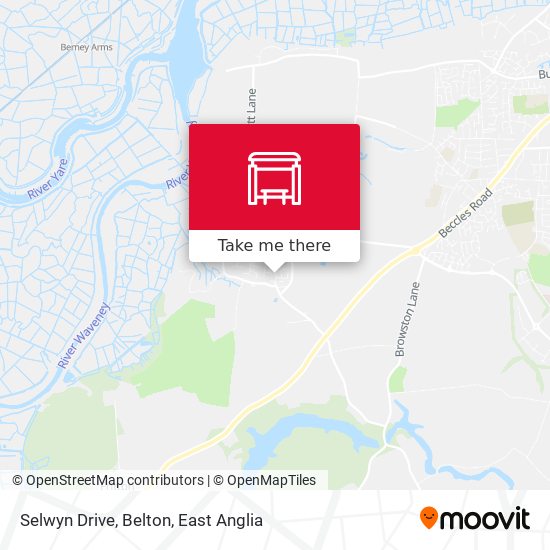 Selwyn Drive, Belton map