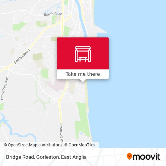 Bridge Road, Gorleston map