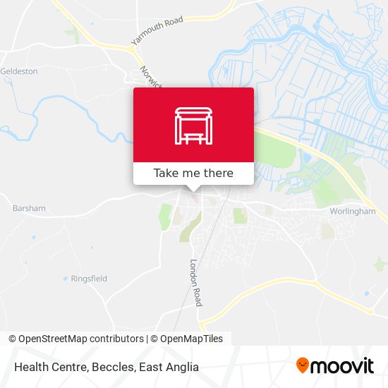 Health Centre, Beccles map