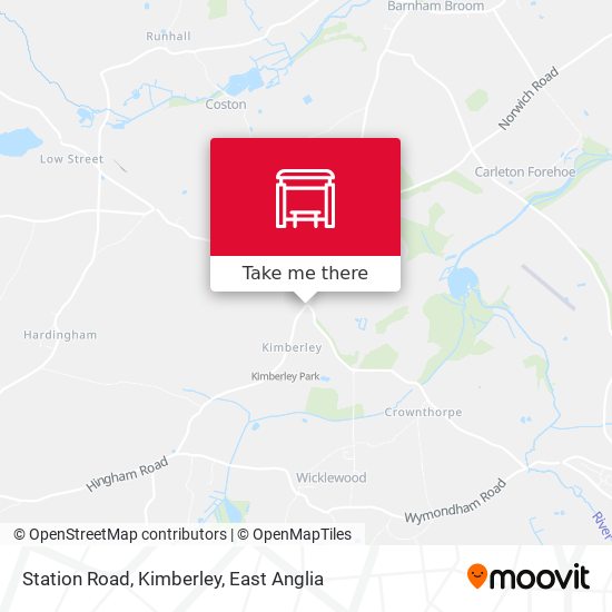 Station Road, Kimberley map