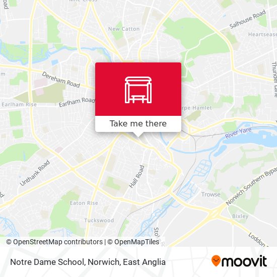 Notre Dame School, Norwich map