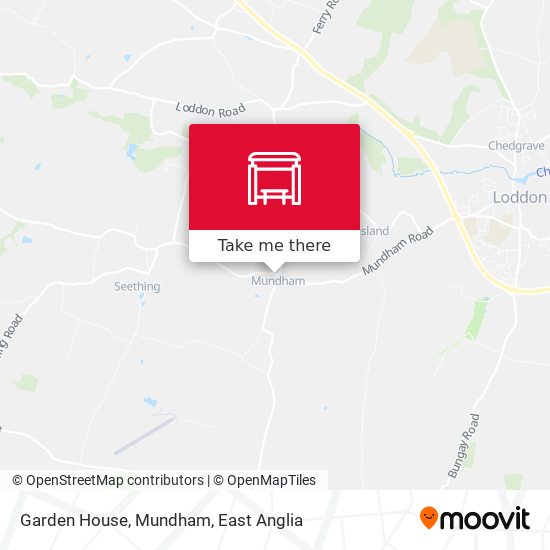 Garden House, Mundham map