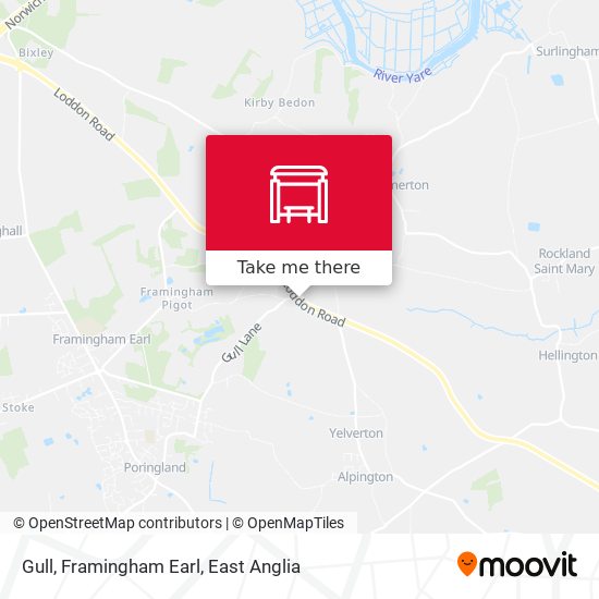 Gull, Framingham Earl map