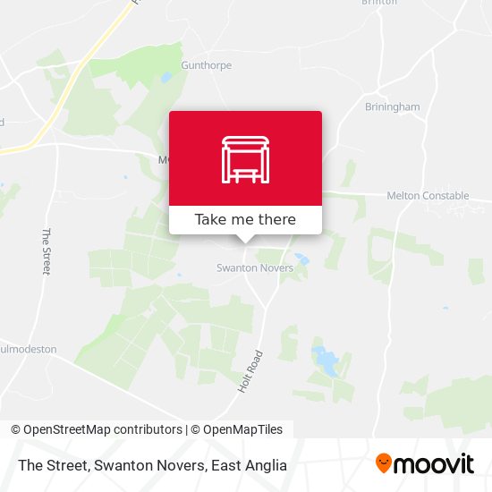 The Street, Swanton Novers map