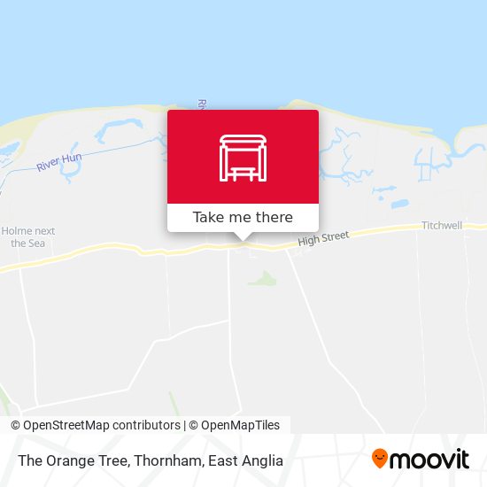 The Orange Tree, Thornham map