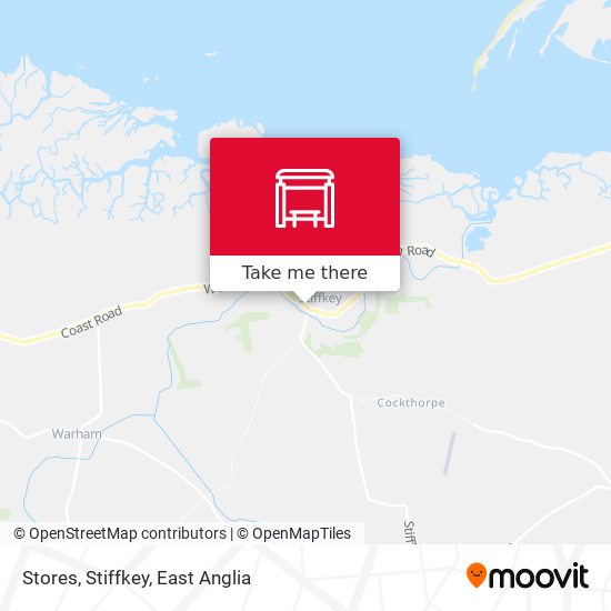 Stores, Stiffkey map