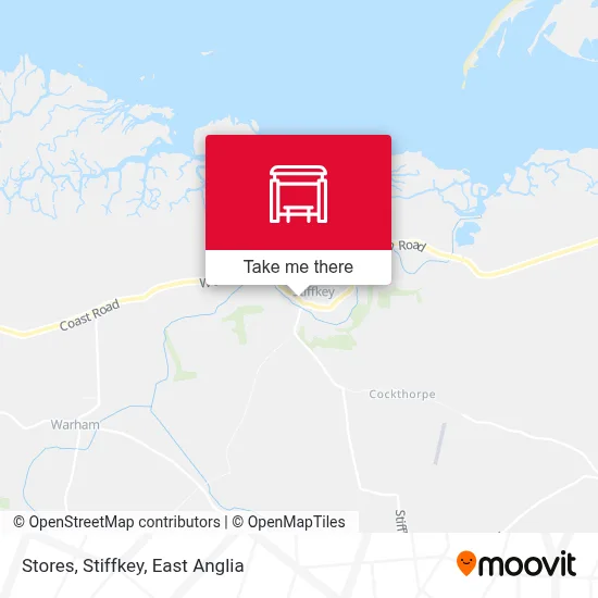 Stores, Stiffkey map