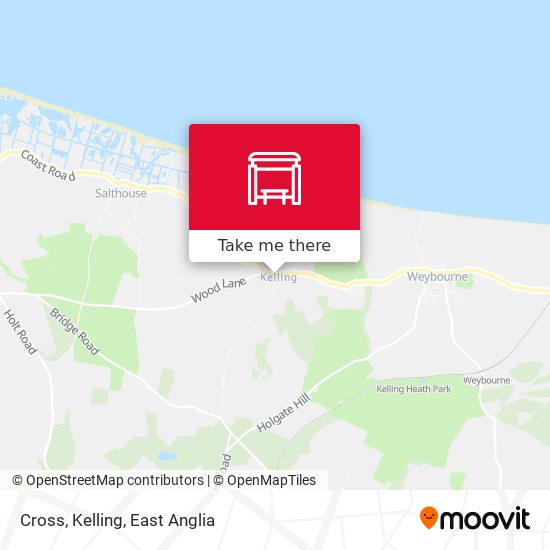 Cross, Kelling map