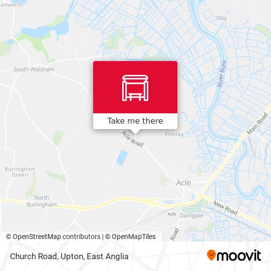 Church Road, Upton map