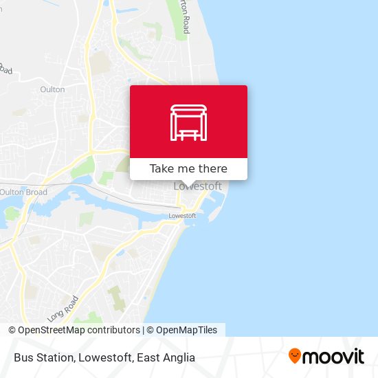 Bus Station, Lowestoft map