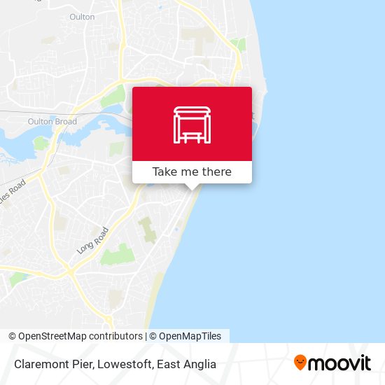 Claremont Pier, Lowestoft map