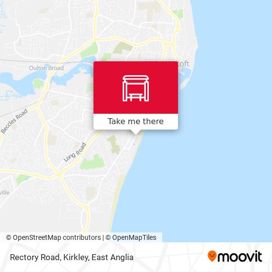 Rectory Road, Kirkley map