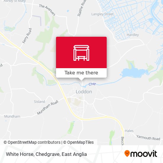 White Horse, Chedgrave map