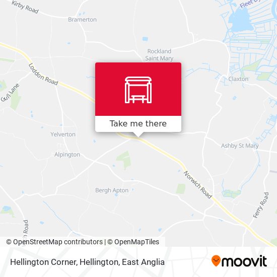 Hellington Corner, Hellington map